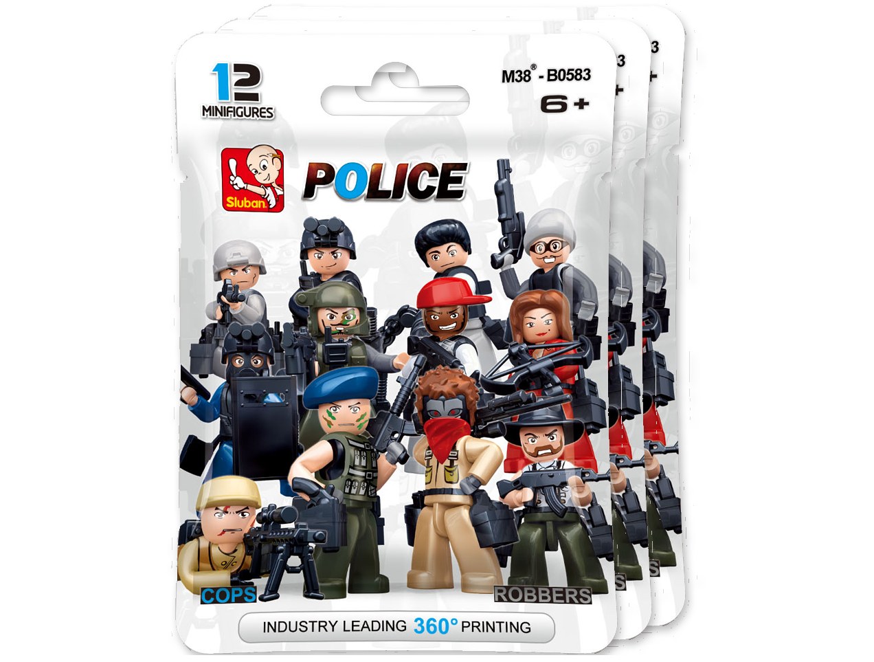 Hračka Sluban Policie figurky v sáčcích